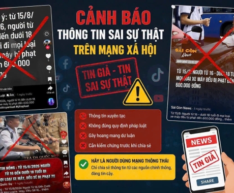 THÔNG TIN: NGƯỜI TỪ 16 TUỔI ĐẾN DƯỚI 18 TUỔI ĐI MỌI LOẠI XE MÁY ĐỀU BỊ PHẠT LÀ KHÔNG CHÍNH XÁC